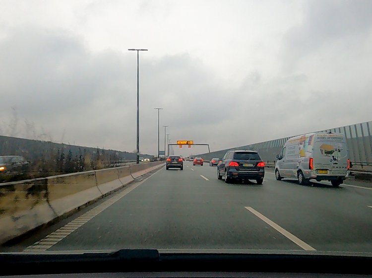 Meget lille gevinst ved at zigzagge i trafikken