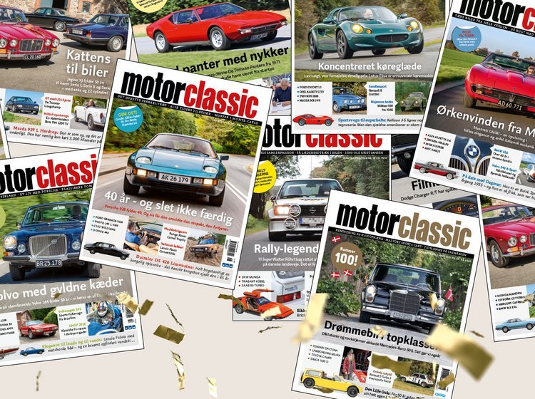 FDMs magasin om klassiske biler fylder rundt: MotorClassic nr. 100 er på gaden