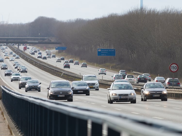 Trafik på motorvej