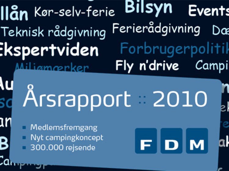 FDMs årsrapport fra 2010 er offentliggjort