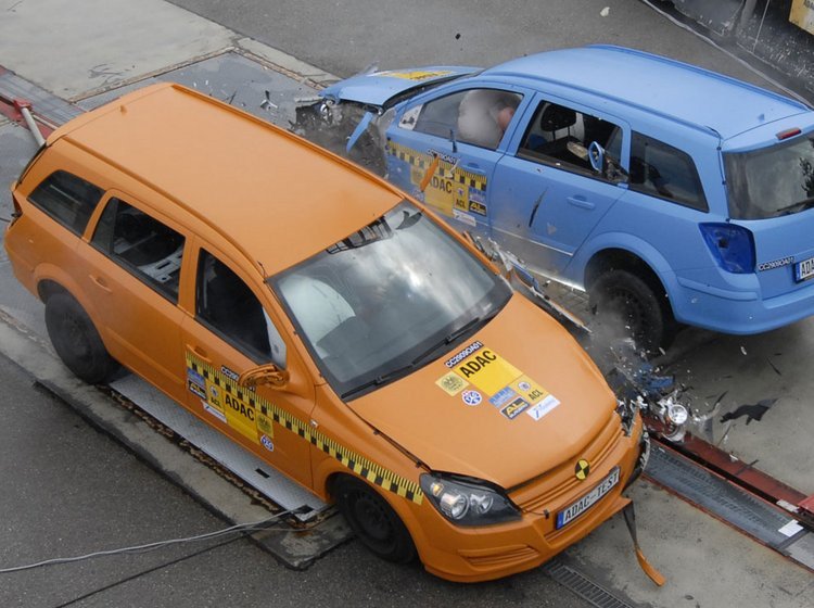 ADAC test, airbags, bremser