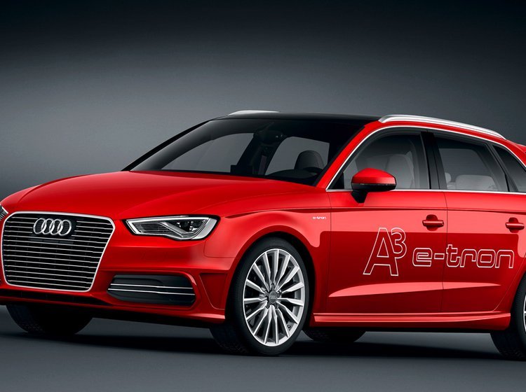 Audi A3 E-tron i konceptforklædning.
