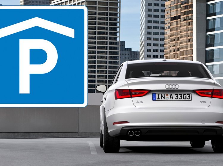 Audi A3 - først sedanen - kan fortælle, hvor der er ledige p-pladser.