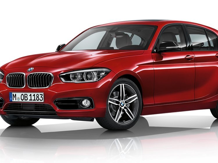 BMW 1-serie har fået helt ny front.