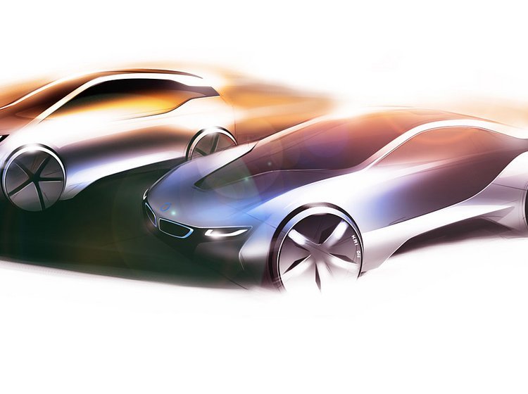 BMW i's to første modeller: i3 og i8.