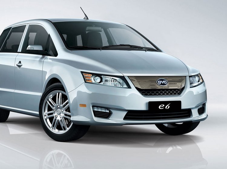 BYD e6 Premier udstilles i USA.