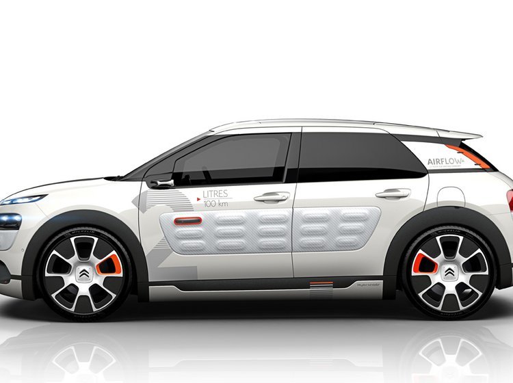 Citroën C4 Cactus i den forbedrede version.