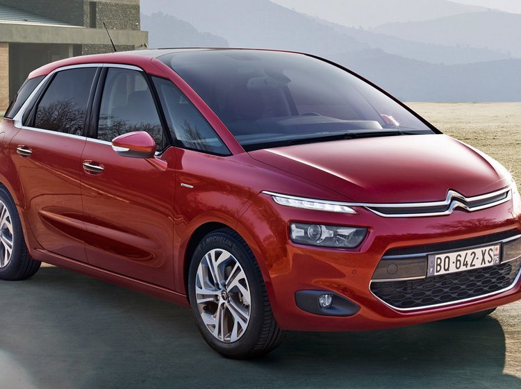 Citroën C4 Picasso i den korte fempersoners udgave.