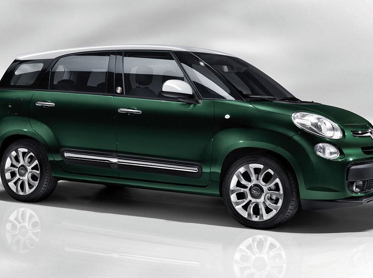 Fiat 500L Living er kun 4,35 meter lang.