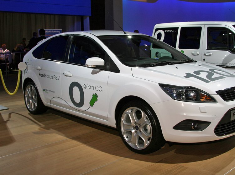 Den eldrevne Ford Focus BEV blev vist allerede på Frankfurt-udstillingen i 2009.