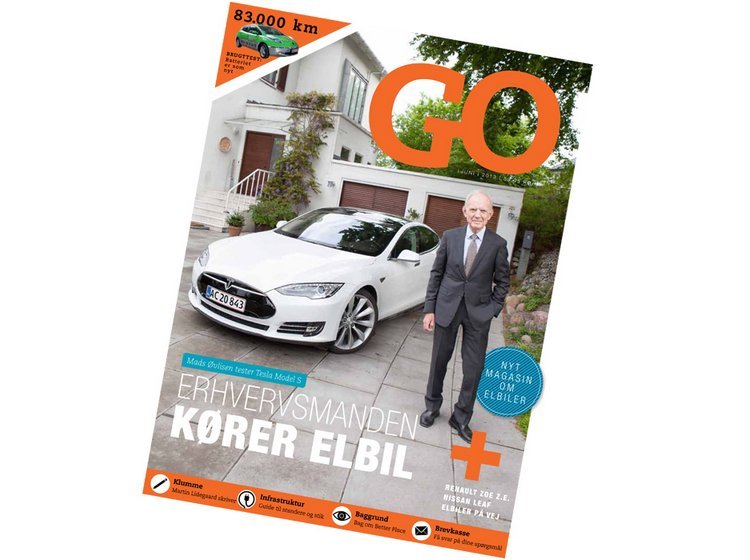 Forsiden af det første nummer af "Go".