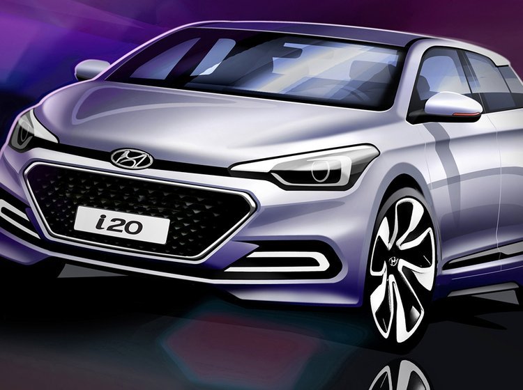 Hyundai i20 årgang 2015.