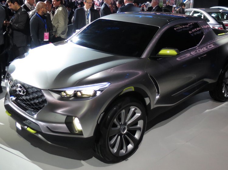 Hyundais store pickup Santa Cruz. Foreløbig er det en konceptbil.