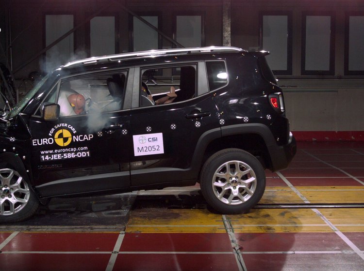 Jeep Renegade imponerer i årets sidste Euro NCAP-test, hvor det bliver til fem flotte stjerner 
