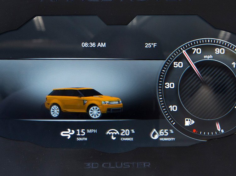 Land Rover arbejder med 3D-teknik i instrumenthuset.