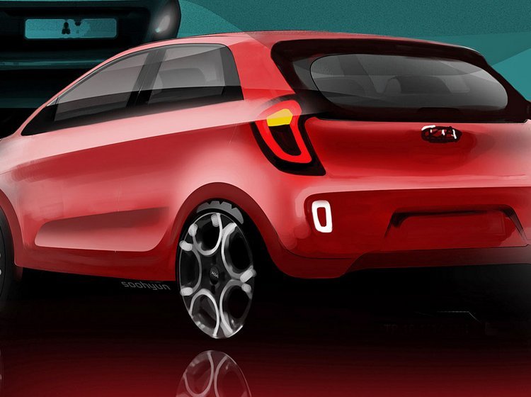 Kia Picanto i anden generation.