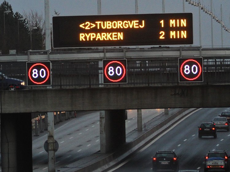 Helsingørmotorvejen har fået ITS-system på også den sydligste strækning, men kun i sydgående retning.