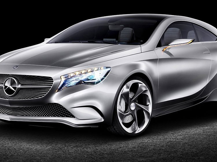 Grill’en med stjernehimmel-motivet skal nok skabe opmærksomhed, når Concept A-Class får premiere på Shanghai Auto Show.