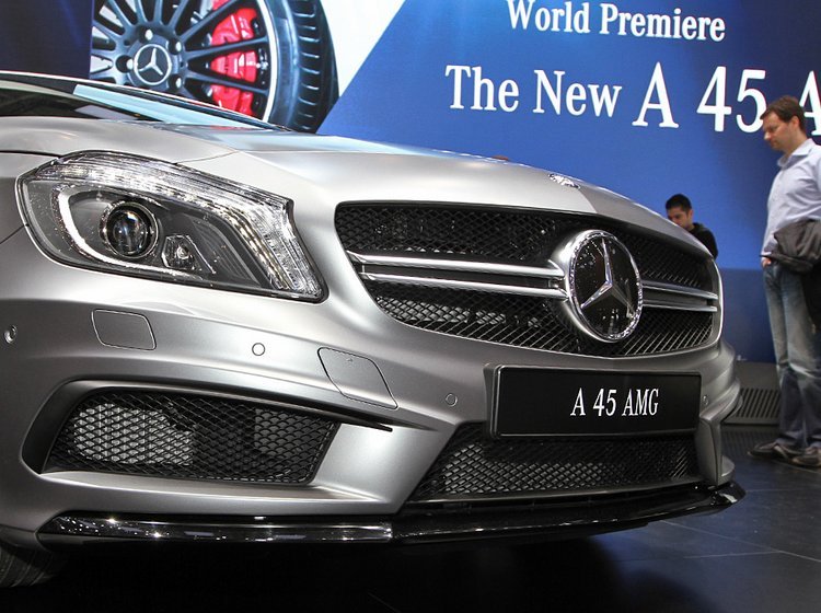 Mercedes-Benz A-klasse i AMG-version.