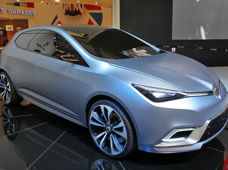 MG5 blev vist som koncept i april. Bilen kan efter planen købes i EU fra 2013.