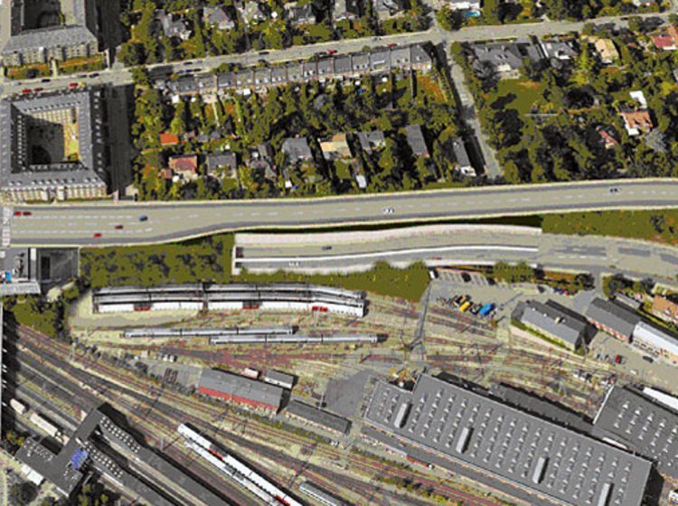 Der skal arbejdes her ved Svanemøllen Station de næste fire år. Flere veje lukkes helt imens.