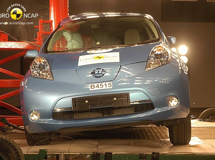 Alle seks biler fik fem stjerner i Euro NCAP-crashtest