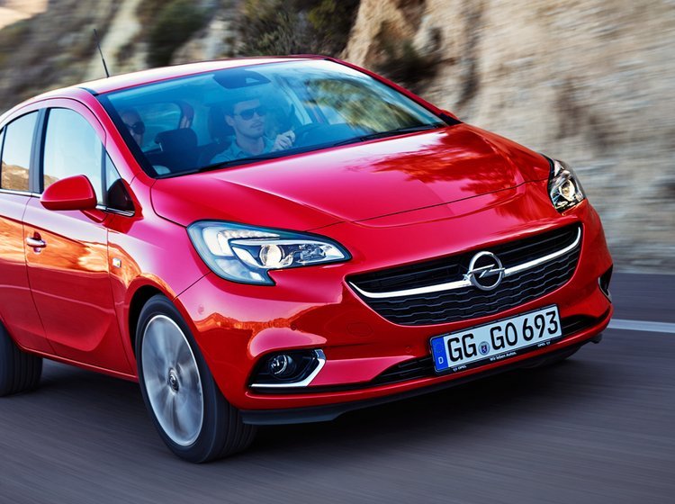 Opel Corsa i den nye 2014-udgave.