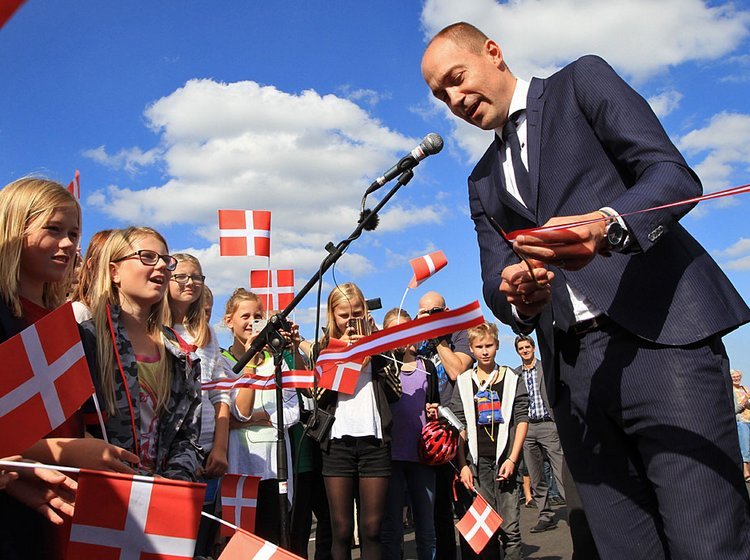 Magnus Heunicke klippede snoren 3. september 2014.