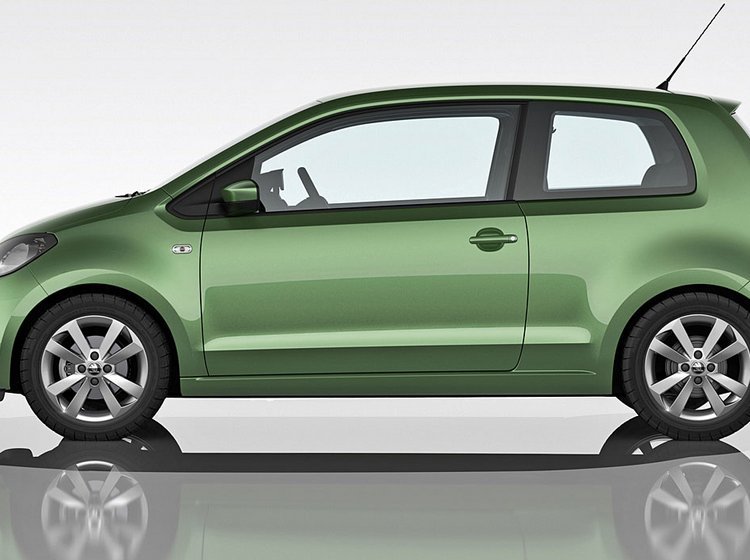 Skoda Citigo er 3,56 meter kort - det samme som VW Up.