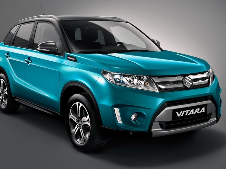 Produktionsudgaven Suzuki Vitara, der kommer inden sommerferien.