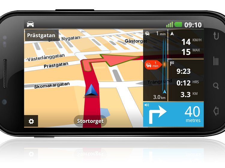 Nu er TomTom også klar til Android-telefonerne. Men ikke alle telefoner er kompatible med navigationssoftwaren.