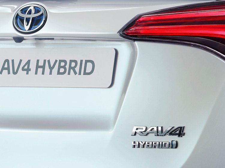 Toyota RAV4 som hybrid.