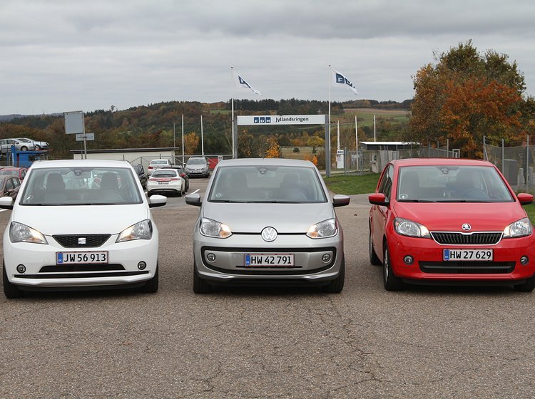 Seat Mii, VW Up og Skoda Citigo blev i 2012 kåret til Årets Bil i Danmark og har siden været en bestseller