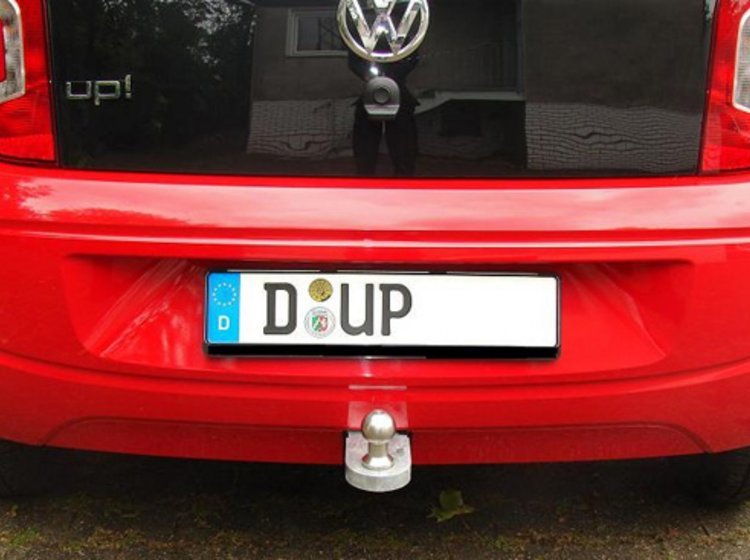VW Up kan nu fås med anhængertræk, hvis man køber et bestemt mærke.
