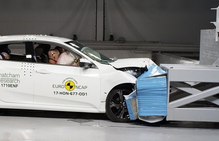 Sikkerheden er i top hos otte af ni biler i årets sidste Euro NCAP-test