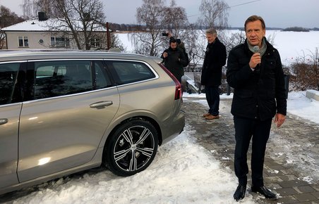 Volvo-direktøren præsenterer ny V60.