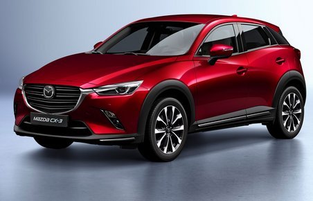Mazda CX-3 forfra.