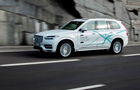 Selvkørende Volvo XC90.