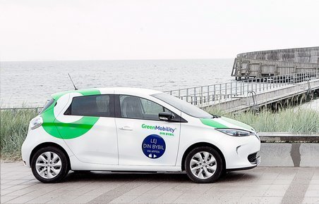 Green Mobilitys Renaults Zoe.