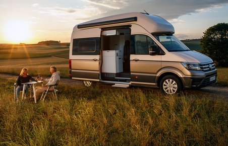 Grand California er baseret på VW Crafter.