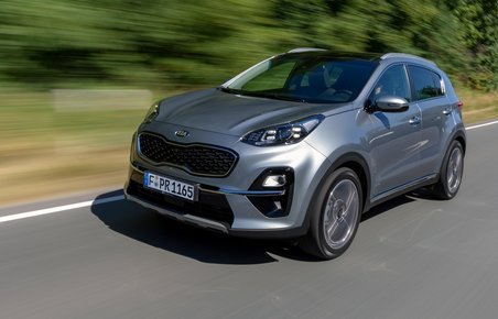 Kia Sportage i 2018-udgaven - uden nødbremse.