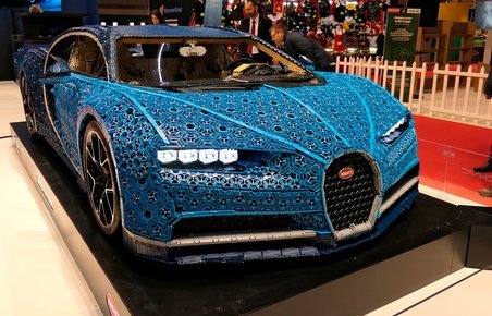 Bugatti Chiron i Lego-udgave.