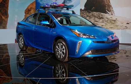2019-udgaven af Prius i Los Angeles.