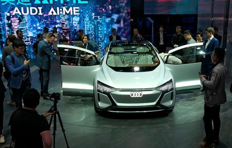Audis konceptbil AI:ME, der har mange spændende tanker i sig.