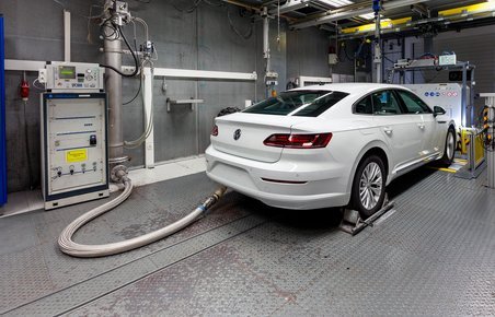 Udstødningen fra de nyeste dieselbiler testes både i laboratorium og på veje.