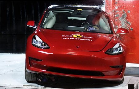 Der er fem sikre Euro NCAP-stjerner til Tesla Model 3