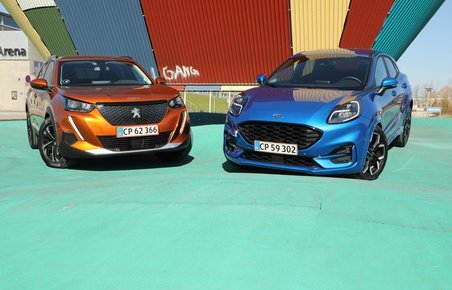 Dueltest Ford Puma mod Peugeot 2008