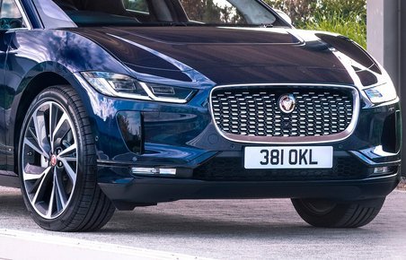 Jaguar I-Pace i den fornyede 2021-udgave. Designet er uændret.