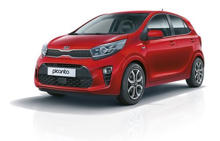 Kia Picanto i den faceliftede 2020-udgave. Her ses standardmodellen.