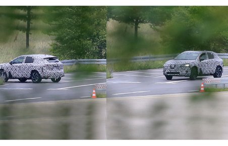 Nissan Qashqai i tredje generation spottet på testbane. foto: Automedia